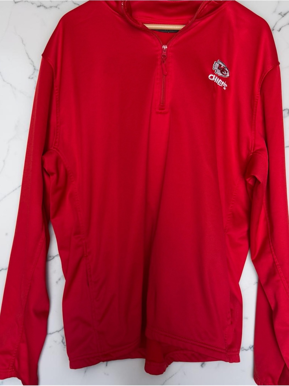 Dunbrooke Bright Red Shirt with Black Label